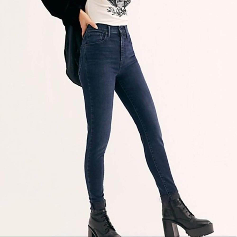 Levi's Mile High Super Skinny Jean Dark Wash 25